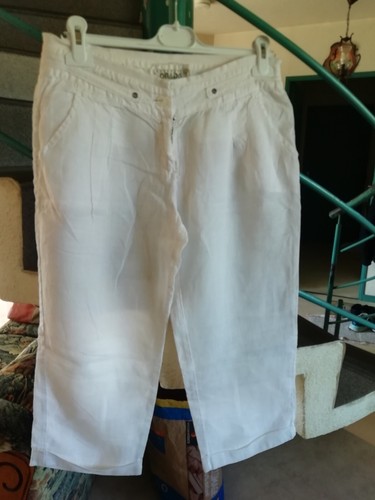 Pantacourt blanc taille - pantacourt,