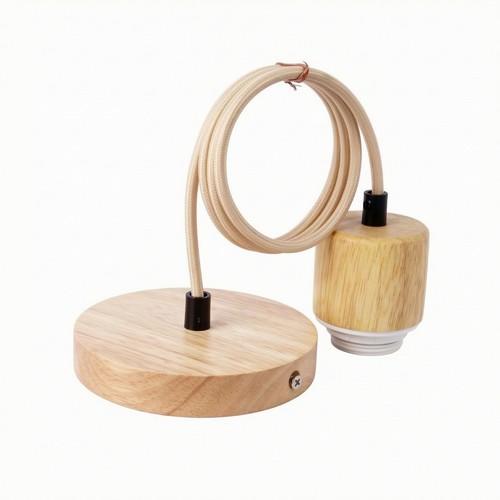 Luminaire suspendu bois - en,
