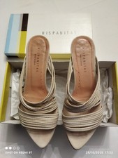 Mules / Claquettes en Cuir Beige