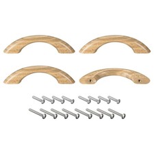 Tiroir Tirette 3.54" 4Pcs Bois