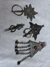 Lot fibules  en argent 200g-