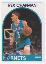 1989-90 NBA Hoops #54 Rex Chapman / Charlotte Hornets