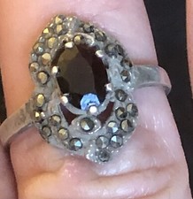 Bague Ancienne En Argent Et