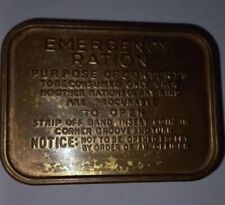 Boite de ration de survie