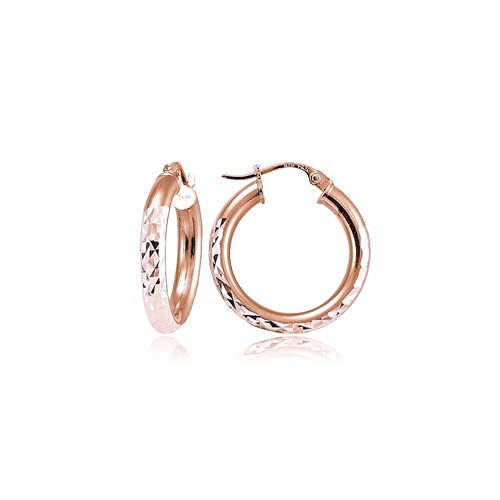 Rose sur argent sterling - rose,