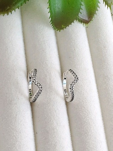 Anneaux design argent - en,