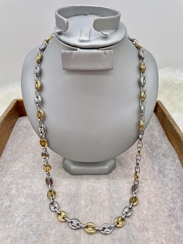 Collier gourmette maille - , grain