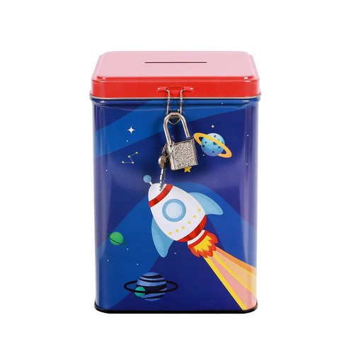 Tirelire drôle avec cadenas - -,