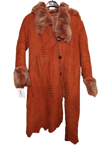 Manteau peau lainée - en,