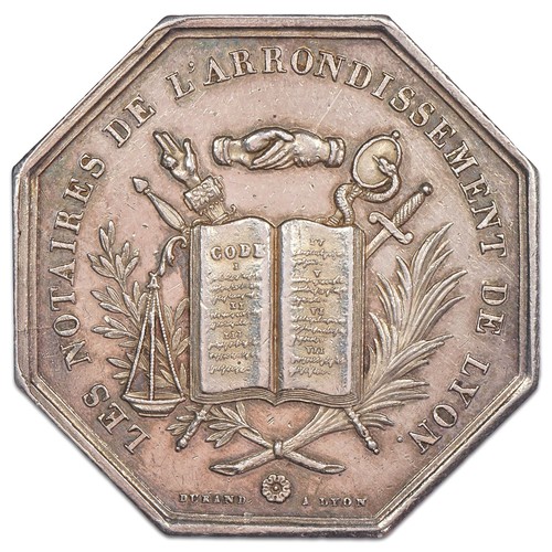France jeton 1859 - -, notaires