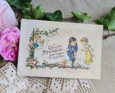 ANCIENNE CARTE CHOCOLAT