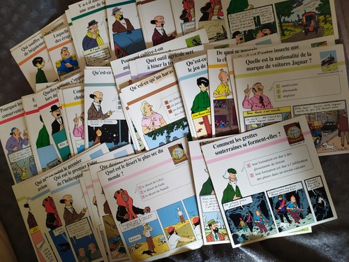 150 fiches tintin - -, mcmxciii