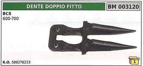 Dente double fitté pour - double,