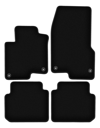 Tapis sol velours noir - de,
