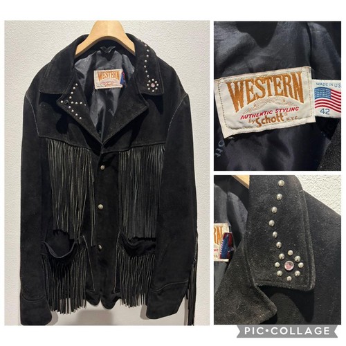 Schott veste blouson cuir - schott, en