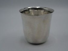 BELLE TIMBALE CURON EN ARGENT MASSIF POINCON 1 ER COQ PARIS 1798
