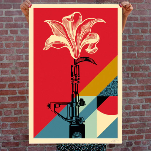 Shepard fairey ar15 - shepard,