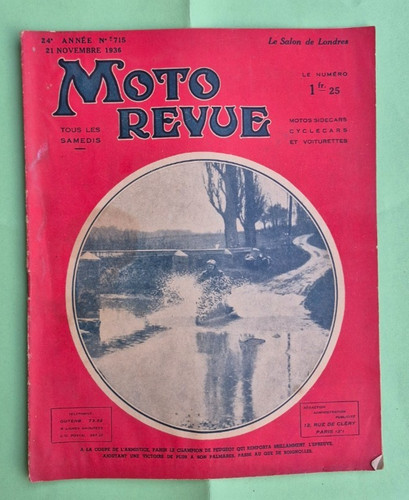 Moto revue 715 11 - n°715, ;