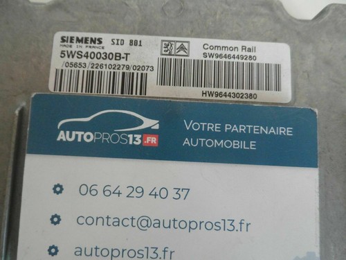 Calculateur moteur peugeot - calculateur,