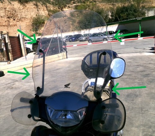Direction honda 125 2008 - honda, sh