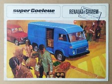 -- CATALOGUE RENAULT SAVIEM SUPER GOELETTE -- 14 PAGES