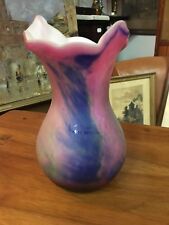 Vase en Pâte de Verre signé