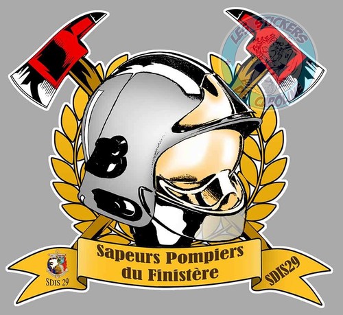 Sticker sapeurs pompiers - sticker, du