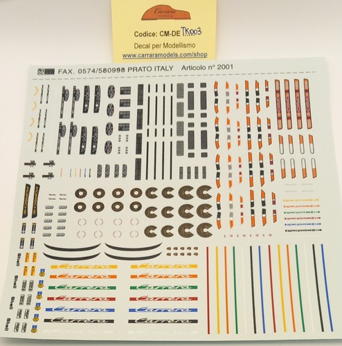 Decals screen print - 1:43,