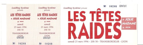 Rare ticket billet de - rare,