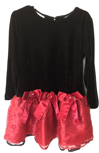 Christmas dress girl black - christmas,