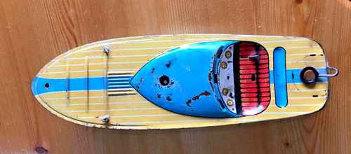 Bateau jouet mécanique 25cm - jouet,