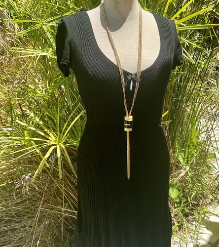 Ancien collier sautoir vintage - collier,