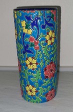 VASE ROULEAU ART DECO EMAUX DE