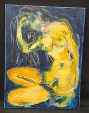 Tableau huile Nu féminin