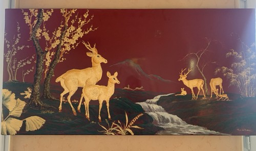 Tableau laque - ,