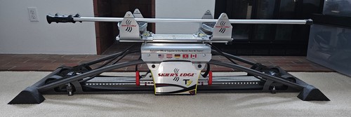 Skier edge vgc w poles - vgc, w/poles