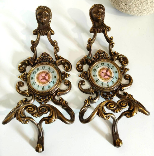 Paire porte manteaux muraux - paire,