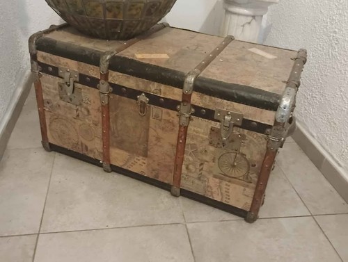 Ancienne malle marin - ancienne,