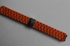 Bracelet TechnoMarine plastique souple orange + boucle deploiyante (34544)