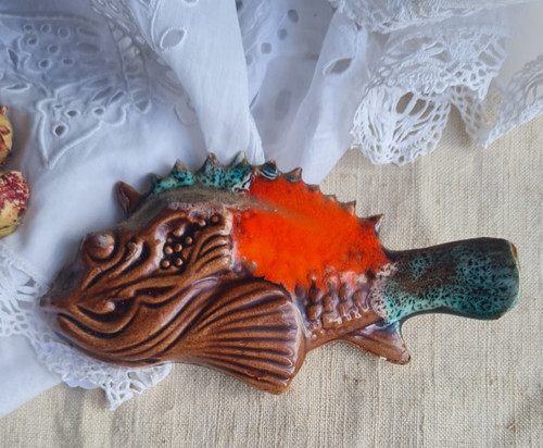 Ancien petit poisson mural - poisson,
