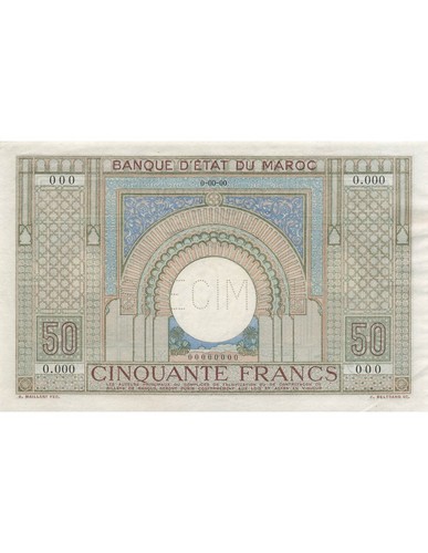 Maroc francs - maroc, 50