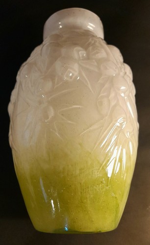 Vase pâte verre décor - ,