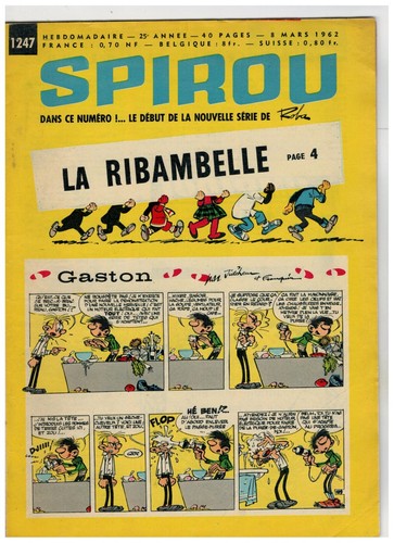 Spirou 1247 gaston la - (1962),