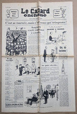 Le CANARD ENCHAINE numéro