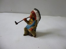 CHEF INDIEN AVEC CALUMET  MARQUE CLAIRET FRANCE   COMME STARLUX MODELE  2