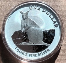 1 Dollar 2012 Australian Wallaby Australie 1 oz Argent Silver BU UNC