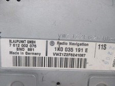 AUTORADIO  RÉCEPTEUR VOLKSWAGEN TOURAN  7612002076  2030308