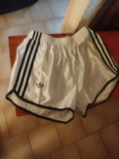Short Adidas blanc vintage nylon T40-42