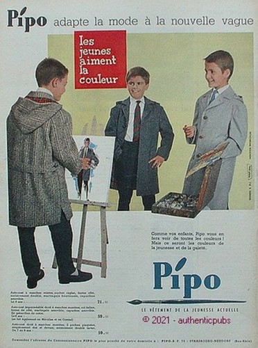 Publicite pipo vetements pour - pipo,