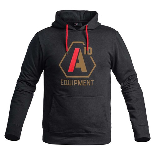 Hoodie a10 noir logos tan - logos, /